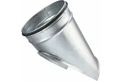 Pièce de selle Ø 500 mm - 400 mm (45°) - Galvanisée