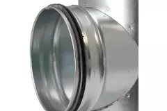 Té de Ø 250 mm - Ø 250 mm pour conduit rigide galvanisé (90°)