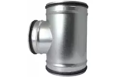 Té de Ø 250 mm - Ø 250 mm pour conduit rigide galvanisé (90°)