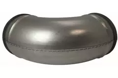 Coude spiralé rond 90° Ø 160 mm pour conduit rigide galvanisé