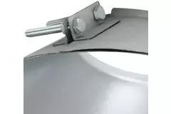 Collier anti-intempéries Ø 125 mm - collier anti-intempéries conduit rigide galvanisé