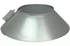 Collier anti-intempéries Ø 125 mm - collier anti-intempéries conduit rigide galvanisé