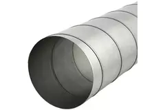 Conduit rigide galvanisé Ø 125 mm longueur 3 mètres - galvanisé