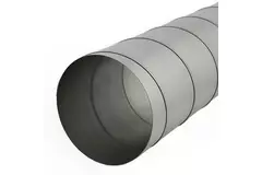 Conduit rigide galvanisé Ø 125 mm longueur 1,5 mètre - galvanisé  - sur mesure RAL7035