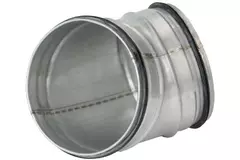 Coude spiralé court rond 45° Ø 100 mm pour conduit rigide galvanisé