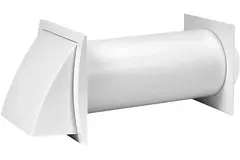 Gaine murale exérieure SPK3 Ø125mm avec clapet anti retour
