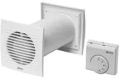Ventilateur Ø 103 mm Blanc avec thermostat - SPKT100