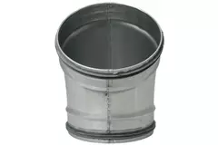 Coude spiralé rond 45° Ø 160 mm pour conduit rigide galvanisé