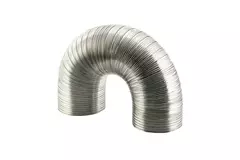 Tuyau de ventilation rigide en aluminium diamètre 120 mm longueur 1.5 mètre