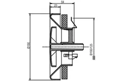 Bouche d'extraction Zehnder 125 mm blanc - STK 1-125