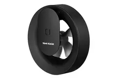 Ventilateur de salle de bains Svara avec minuterie, capteur d'humidité et de lumière, 100-125 mm (contrôlé par application) NOIR