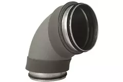 Coude isolé Thermoduct 90 degrés et 125 mm de diamètre