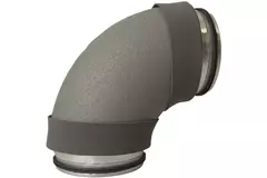 Coude isolé Thermoduct 90 degrés et 125 mm de diamètre