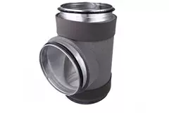 Pièce en T isolée Thermoduct 315 mm - 160 mm de diamètre (90 degrés)