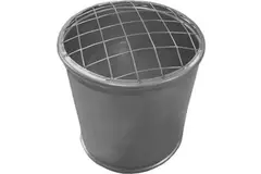 Section supérieure ouverte avec grille diamètre 230 mm