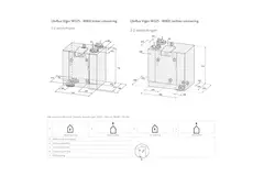 Ubbink VMC double flux unité murale Ubiflux Vigor W400 2/2 droite
