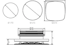 Vent-Axia Uniflexplus RVV 125 mm bouche vmc réglable - blanc