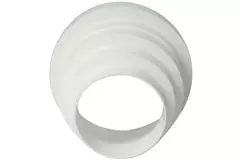 Adaptateur de ventilation en plastique universel pour un diamètre de 80 à 150 mm VA80