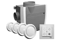 Vasco C400 Basic RF LE Package 400 m³/h + capteur d'humidité + contrôle RFT + 4 vannes