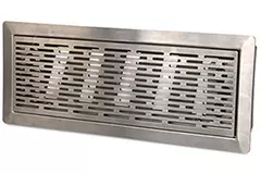 Grille de sol à fentes réglables Vent-Axia Uniflexplus - acier inoxydable brossé - VRVBS