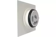 Bouche VMC de plafond ou murale Vasco design luxe carrée droite (smiley inclus)