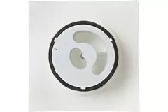 Bouche VMC de plafond ou murale Vasco design luxe carrée courbée (smiley inclus)