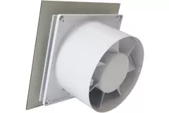 Air Roxy vmc salle de bain avec diamètre de raccordement 125 mm avec minuterie - front doré en aluminium