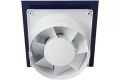 Air Roxy vmc salle de bain avec diamètre de raccordement 100 mm - front en plastique bleu