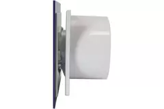 Air Roxy vmc salle de bain avec diamètre de raccordement 100 mm - front en plastique bleu