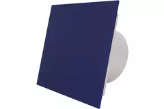 Air Roxy vmc salle de bain avec diamètre de raccordement 100 mm - front en plastique bleu