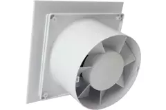Vmc salle de bain Ø 100 mm - front en plastique blanc brillant