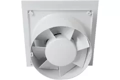 Vmc salle de bain Ø 100 mm - front en plastique blanc brillant