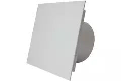 Vmc salle de bain Ø 100 mm - front en plastique blanc brillant