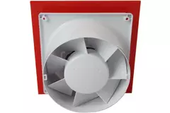 Air Roxy vmc salle de bain avec diamètre de raccordement 125 mm - front en plastique rouge