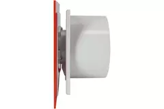 Air Roxy vmc salle de bain avec diamètre de raccordement 125 mm - front en plastique rouge