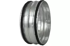 Coupleur mâle spiralé SAFE Ø 100 mm pour conduits rigides galvanisés
