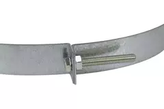 Support de sol galvanisé Sendzimir Ø 315 mm (310-330)
