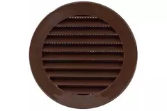 Grille à ailettes diamètre 100 mm marron - VR100B