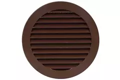 Grille à ailettes diamètre 125 mm marron - VR125B