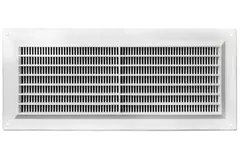 Grille de ventilation rectangulaire grillagée 130 x 300 blanc - VR1330