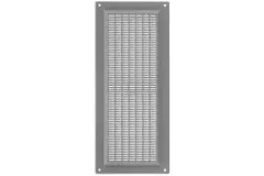 Grille de ventilation rectangulaire grillagée 130 x 300 gris - VR1330P