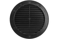 Grille à ailettes diamètre 150 mm noir - VR150M