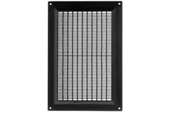 Grille de ventilation rectangulaire grillagée 250 x 170 noir - VR2517M