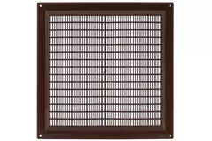Grille de ventilation carrée grillagée 250 x 250 mm marron - VR2525B