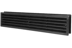 Grille de porte 450 x 92 noir - VR459M