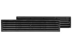 Grille de porte 450 x 92 noir - VR459M