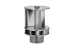 Ventilateur de toit Savonius en aluminium, entraîné par le vent, 125 mm