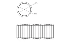 Ubbink Air Excellent 50m 34C flexible 75 63 antimicrobien