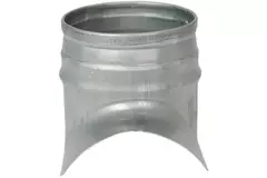 Piquage rond symétrique Ø 80 mm - 80 mm (90°) - galvanisé (non SAFE)