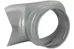 Piquage rond symétrique Ø 80 mm - 80 mm (90°) - galvanisé (non SAFE)